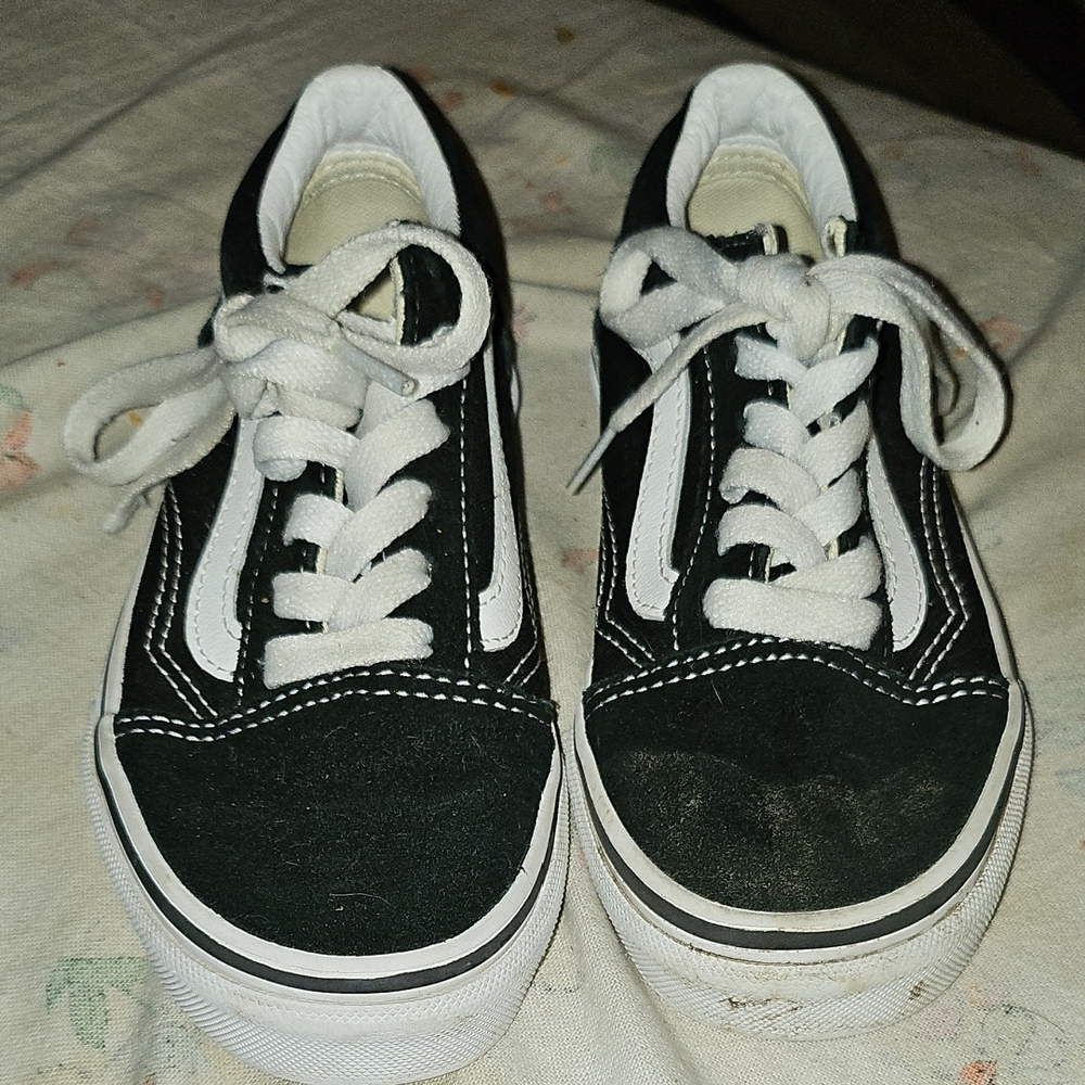Vans Black and White Classic Sneakers
